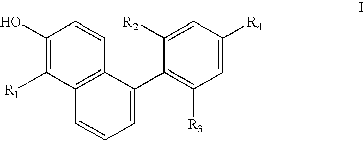 Phenyl naphthol ligands for thyroid hormone receptor