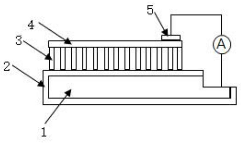 Flexible ultraviolet detector based on copper oxide/gallium oxide nanopillar array pn junction and preparation method thereof