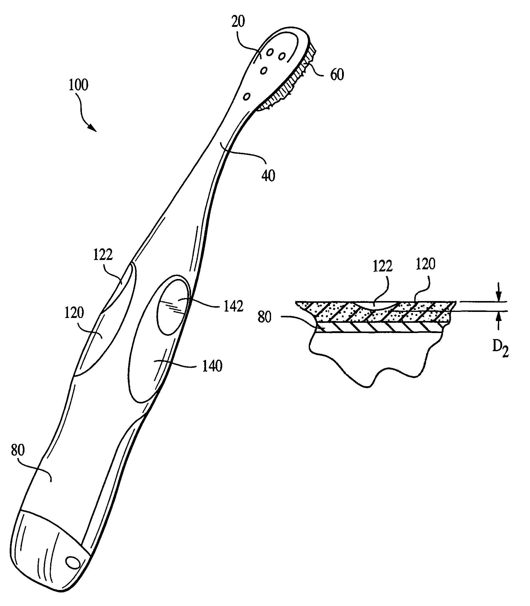 Electric toothbrush housing design