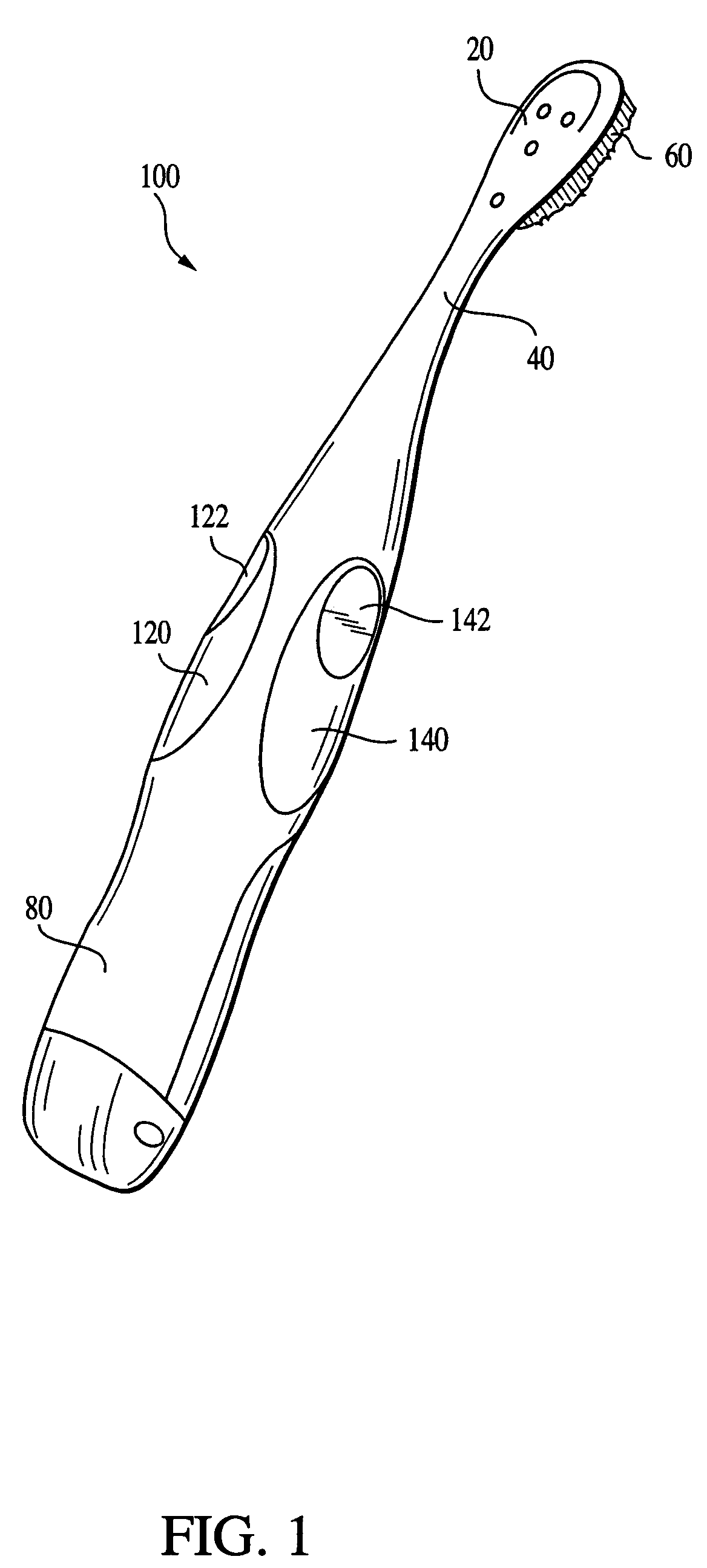 Electric toothbrush housing design