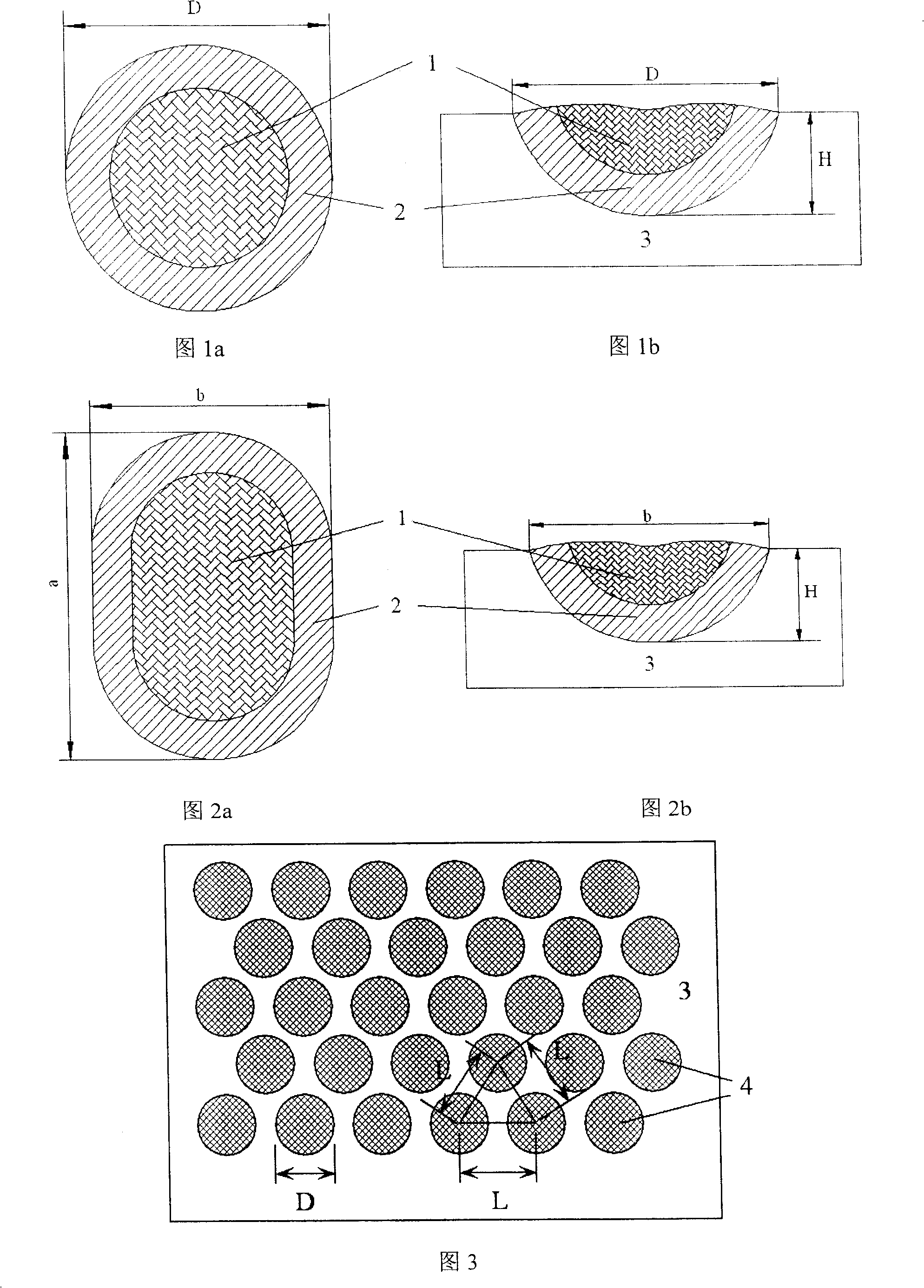 Distribution type laser spot alloying method