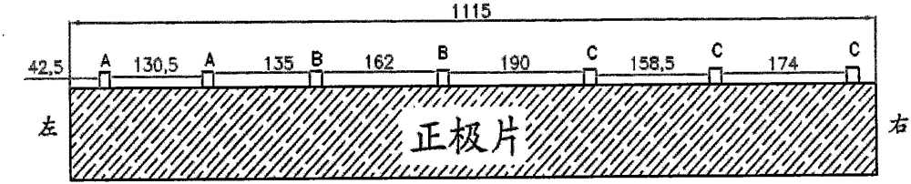 Multi-tab size-variable high magnification lithium ion battery