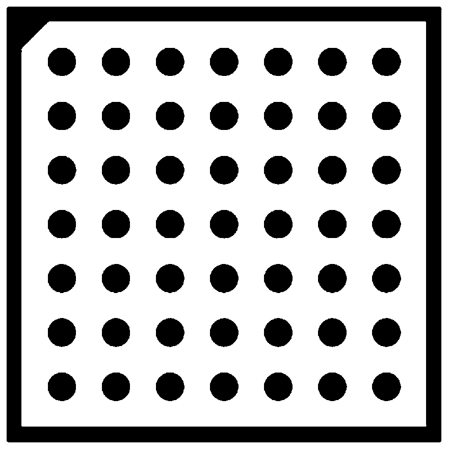 Camera calibration board, calibration method and camera