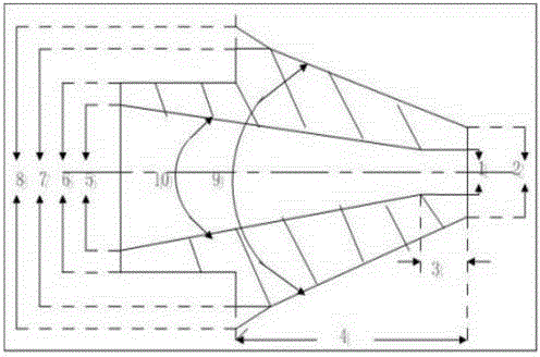 Extrusion-type mold and method for preparing special-shaped conductor cable by extrusion-type mold