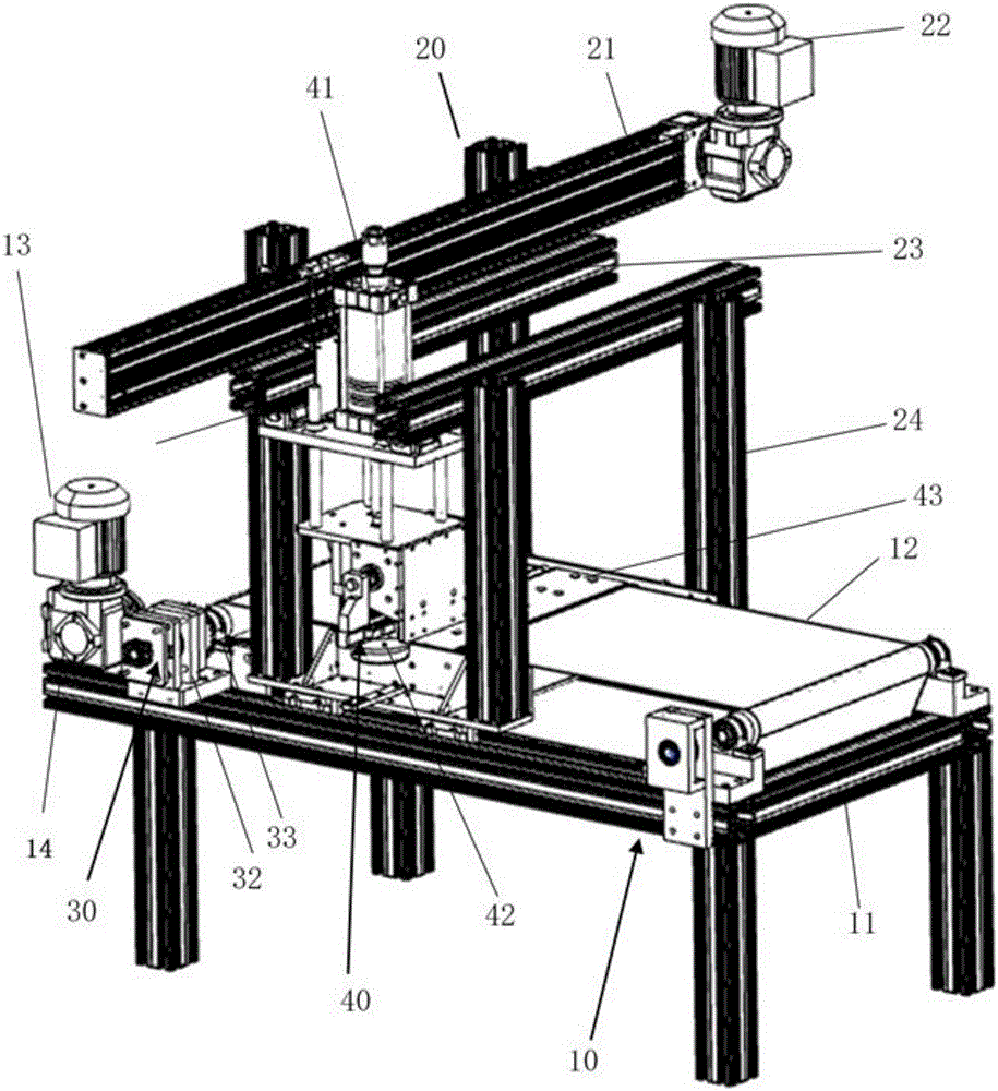 Adhesive tape foreign matter synchronous removal device