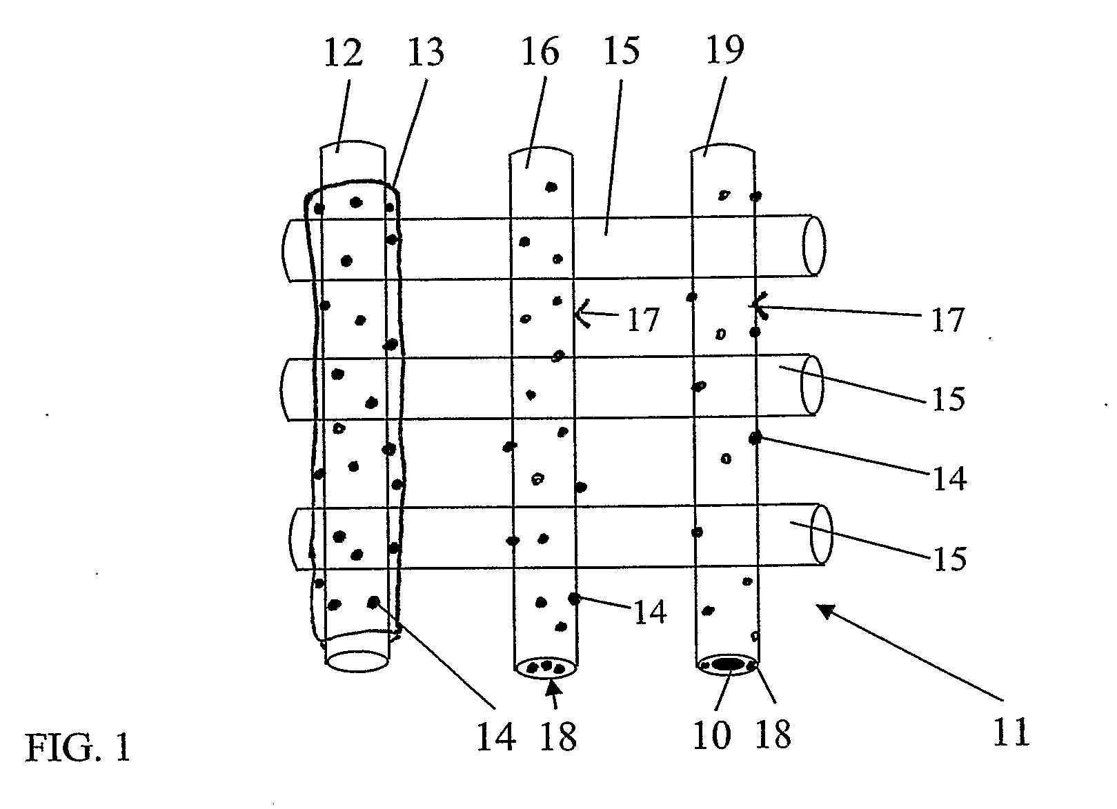 Insecticidal barrier partly with synergist