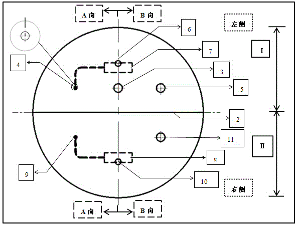 Split type methane oxidation-denitrification reactor and method thereof