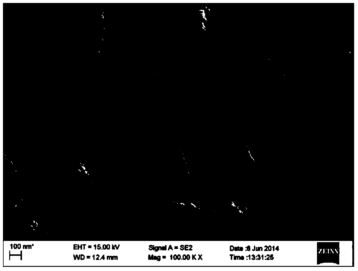 Double perovskite type inorganic nano fiber and preparation method thereof