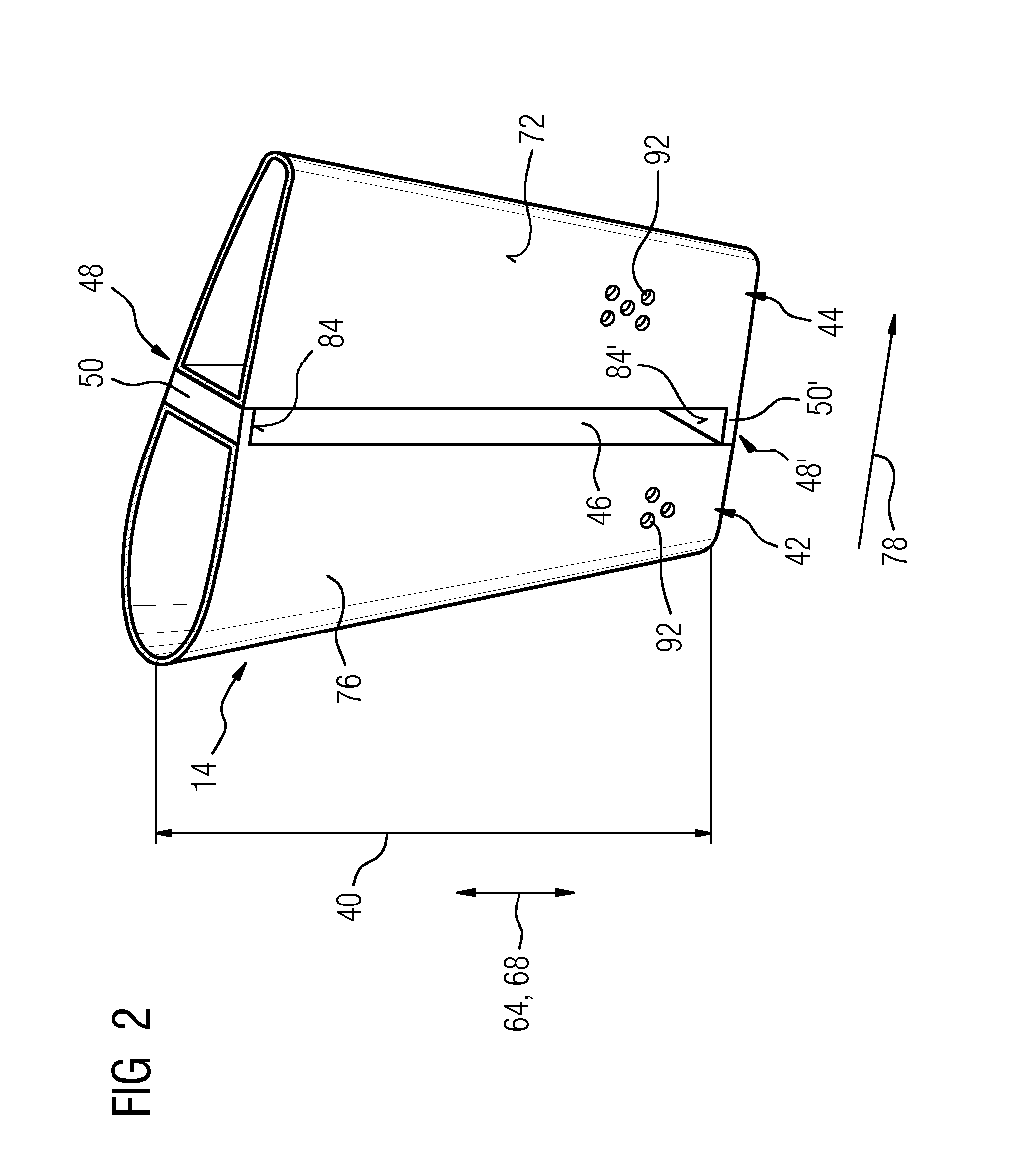 Impingement cooling of turbine blades or vanes