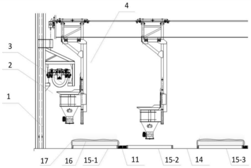 Novel flexible prefabricated part production line