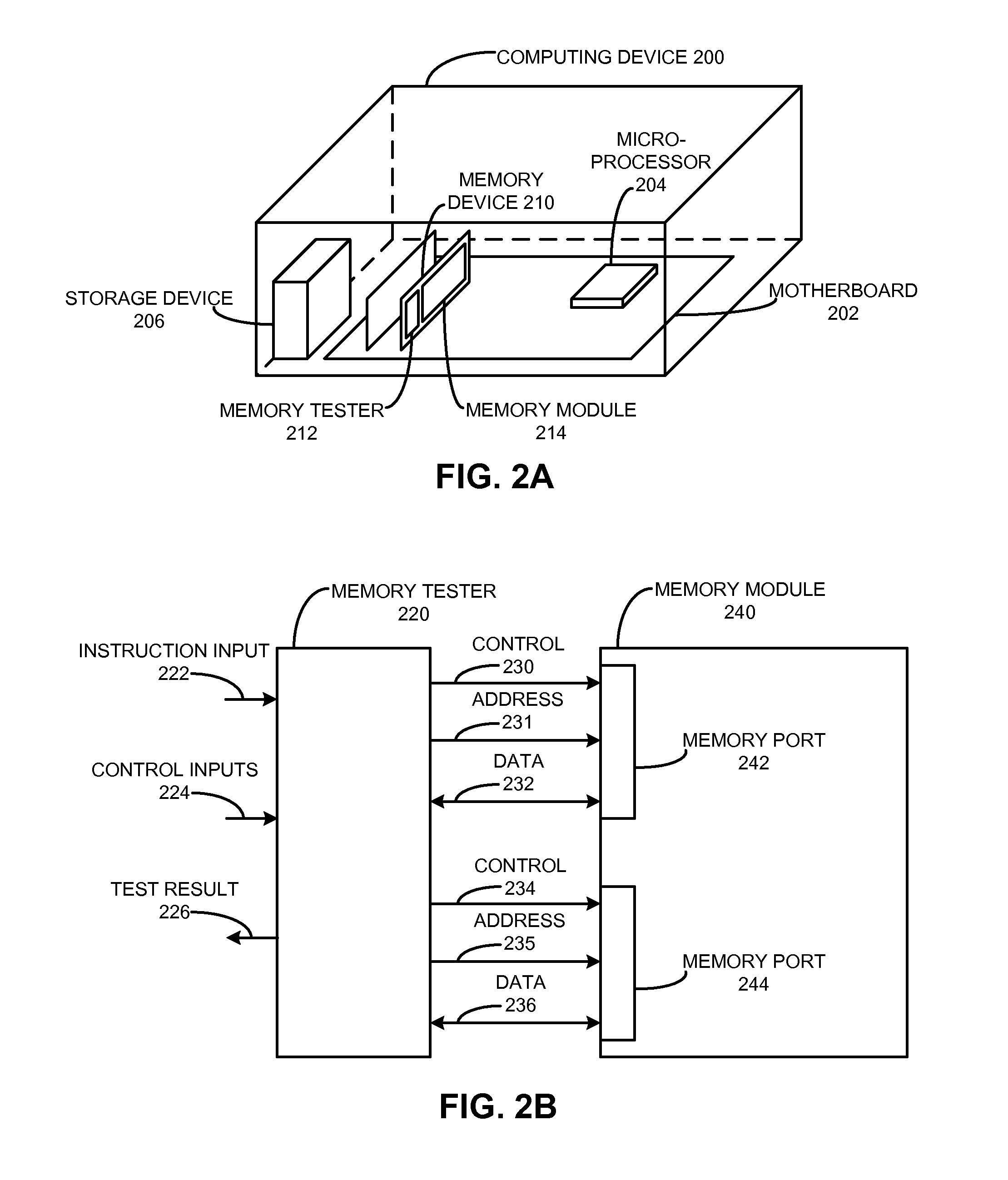 Runtime programmable BIST for testing a multi-port memory device