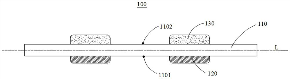 Mask supporting piece and mask structure