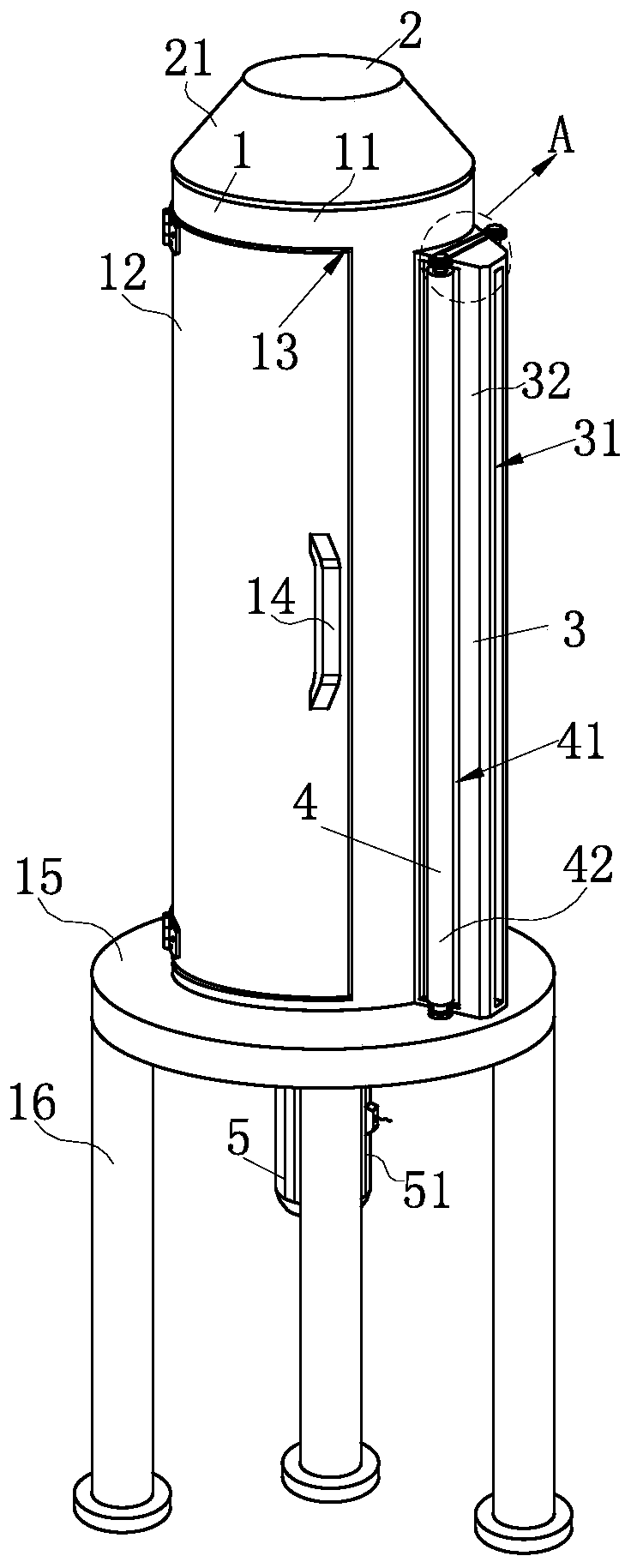 Yarn rolling device capable of preventing yarn from loosening