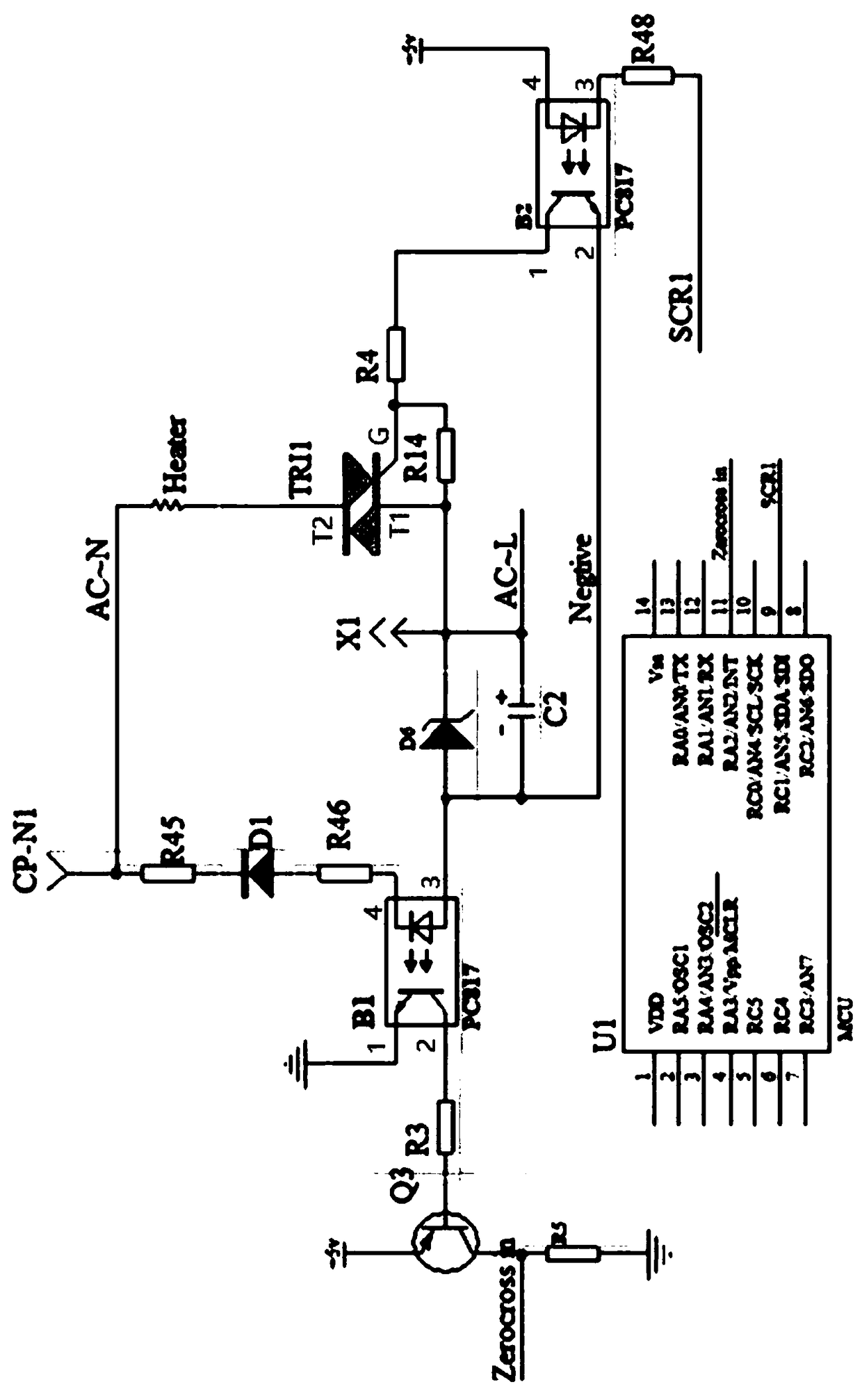 Thyristor driving circuit and driving method thereof