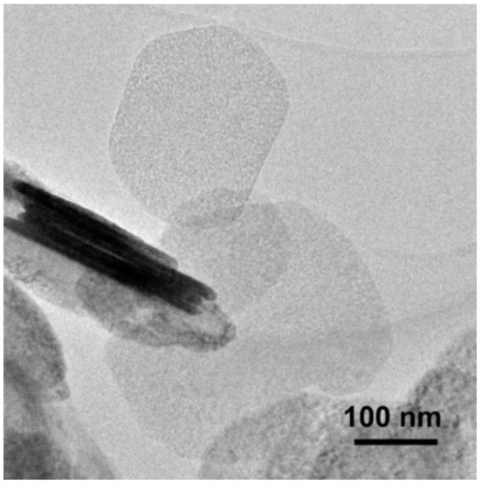 A preparation method of self-supporting two-dimensional transition metal/metal oxide mixed-phase nanosheets