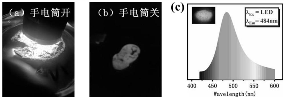 Full-color room-temperature phosphorescent carbon dots under visible light excitation and composition thereof