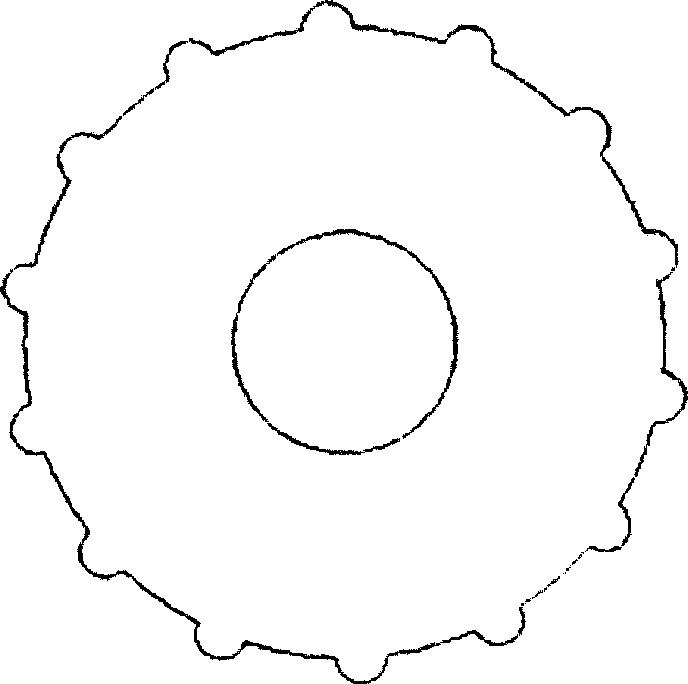 Surface soil compacting roller with bionic geometric structure