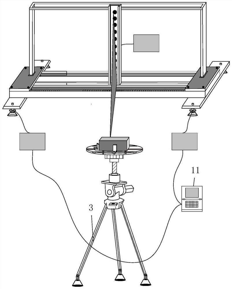 Automatic calibration system and method for photoelectric detection target