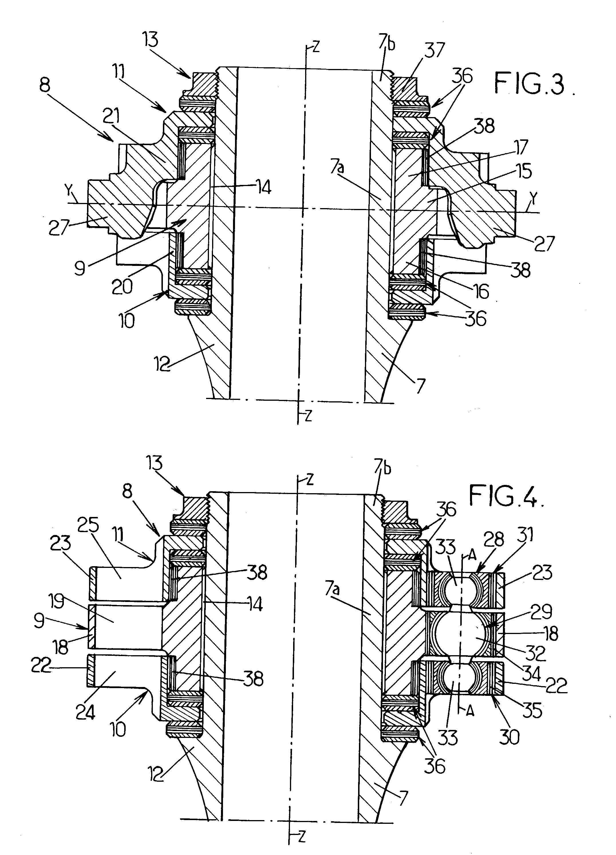 Constant velocity drive rotary-wing aircraft rotor with torque splitting differential