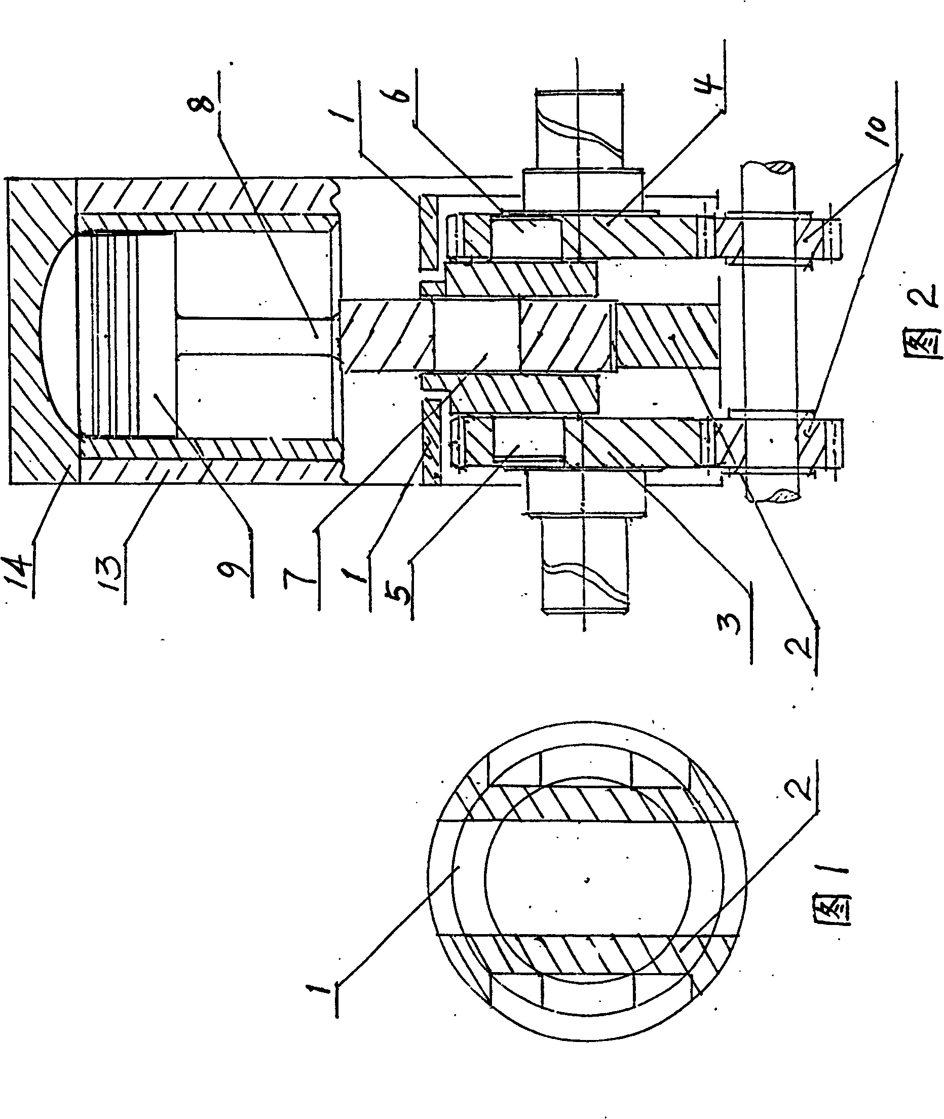 Piston zero side pressure technology and apparatus of high efficient internal-combustion engine