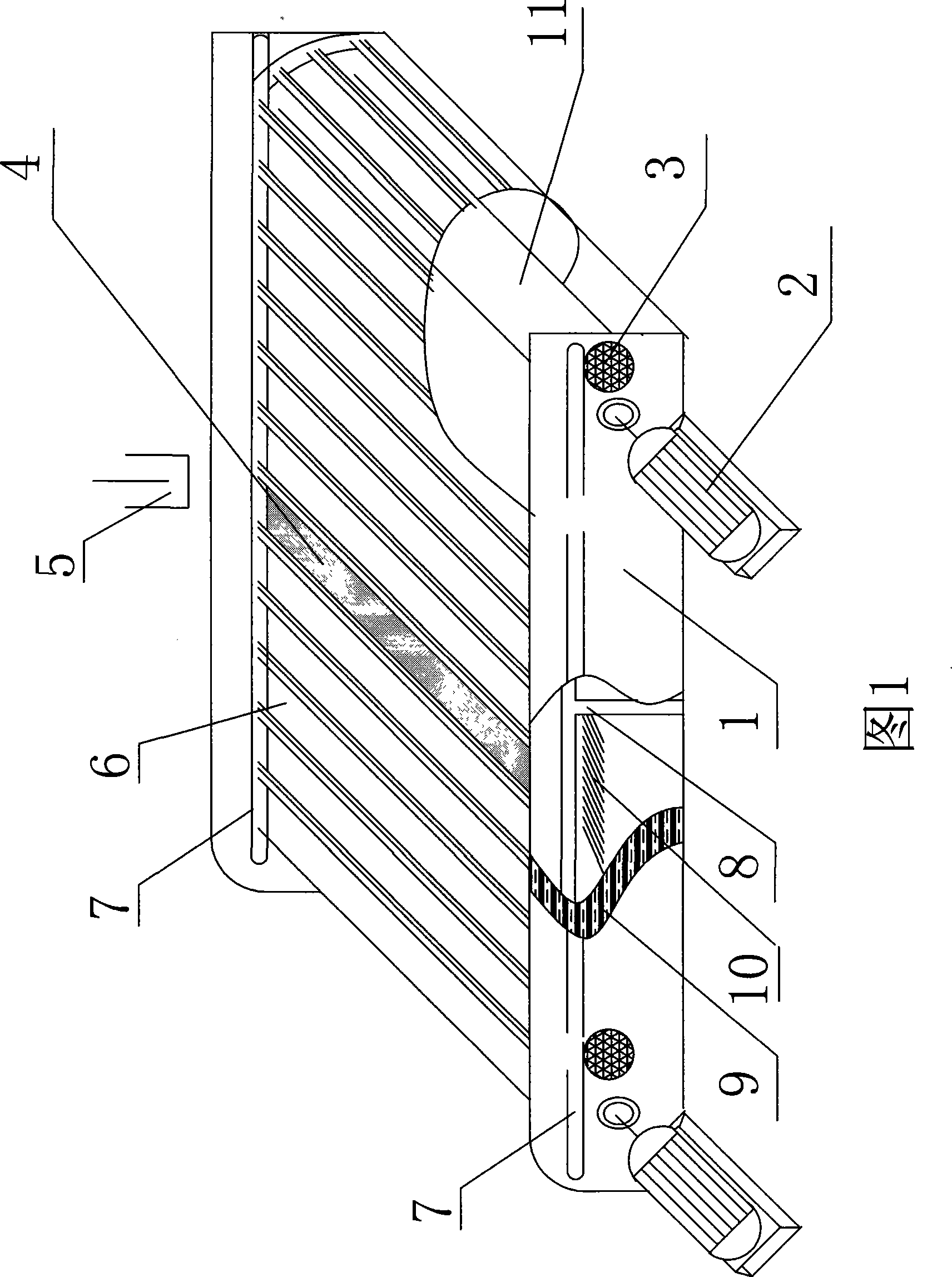 Flat-plate laser cladding composite alloy layer heater