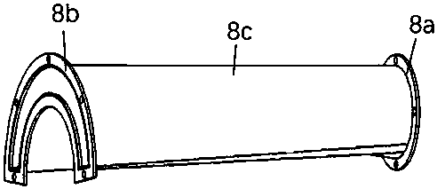 Internal combustion wave rotor gas mixture forming device