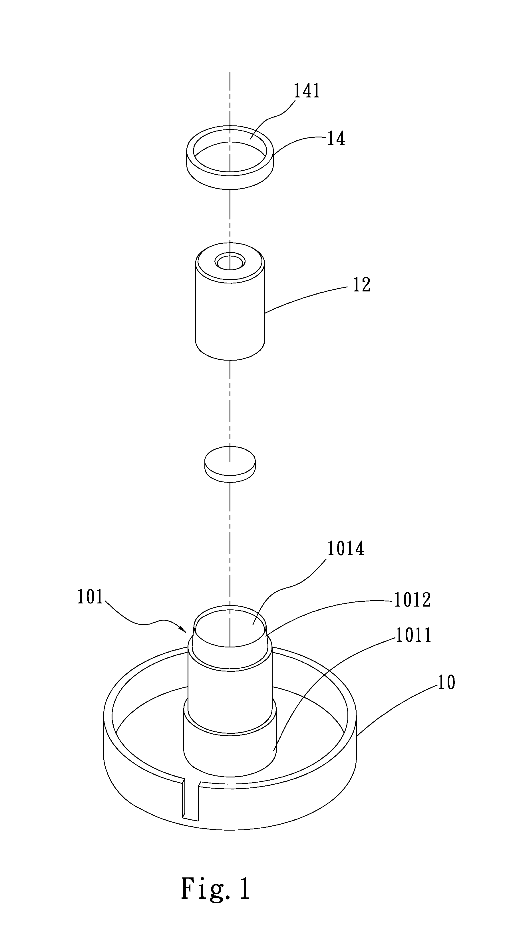 Fan bearing retaining structure