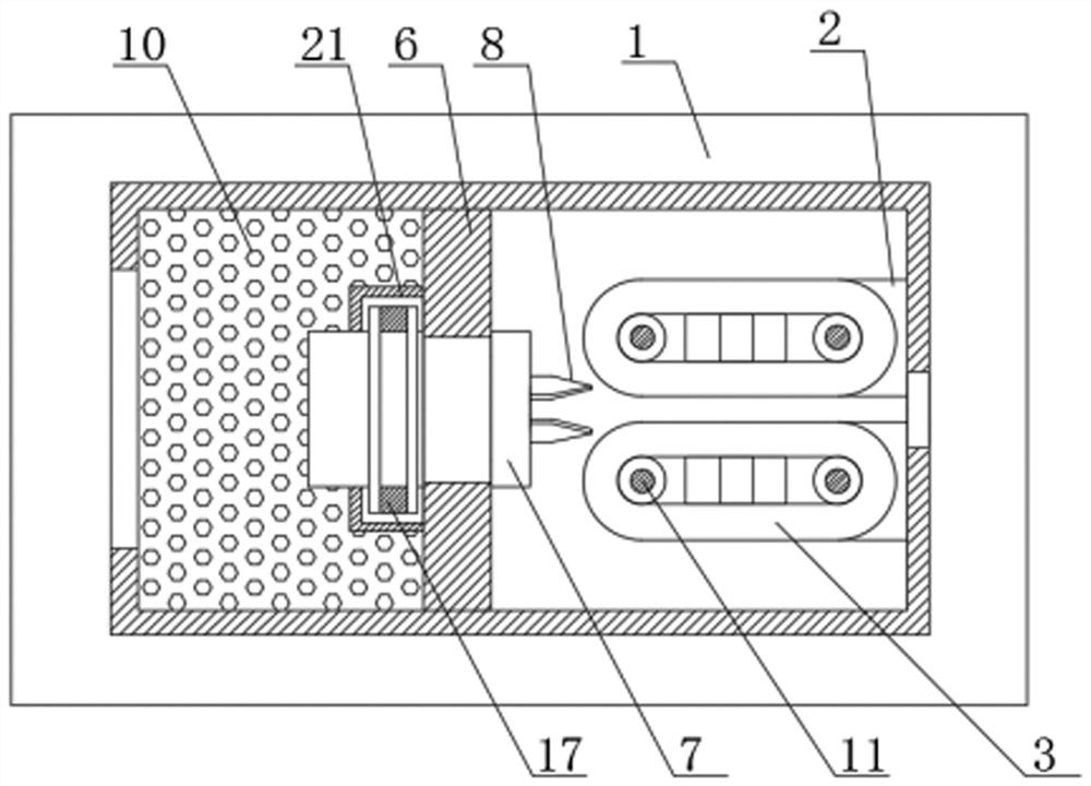 Agricultural threshing machine with good corn kernel separation effect