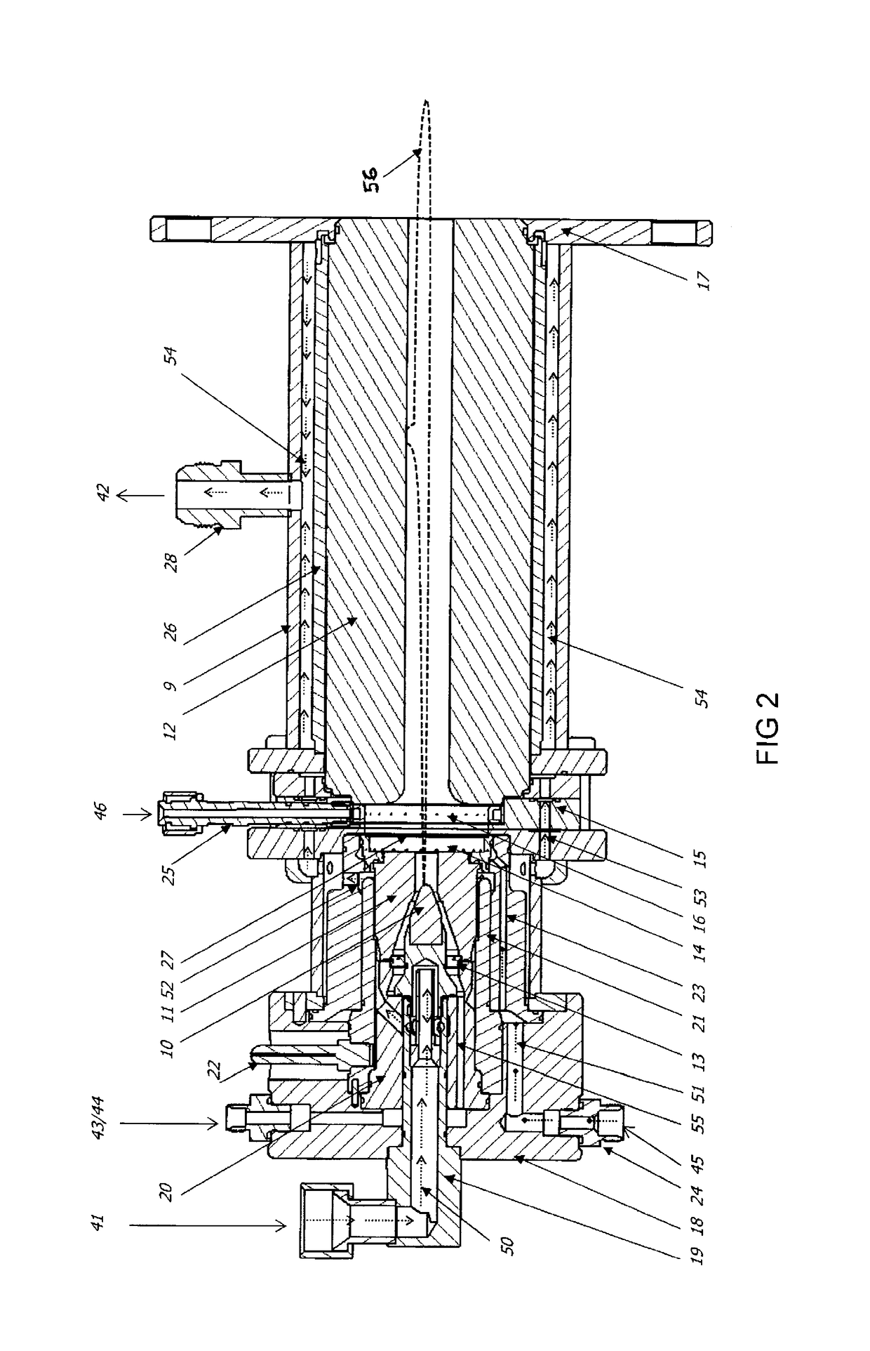 High power DC non transferred steam plasma torch system