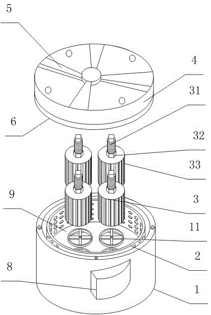 A multifunctional noise reduction mechanism