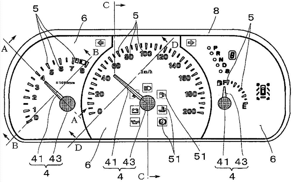 Instrument lighting device