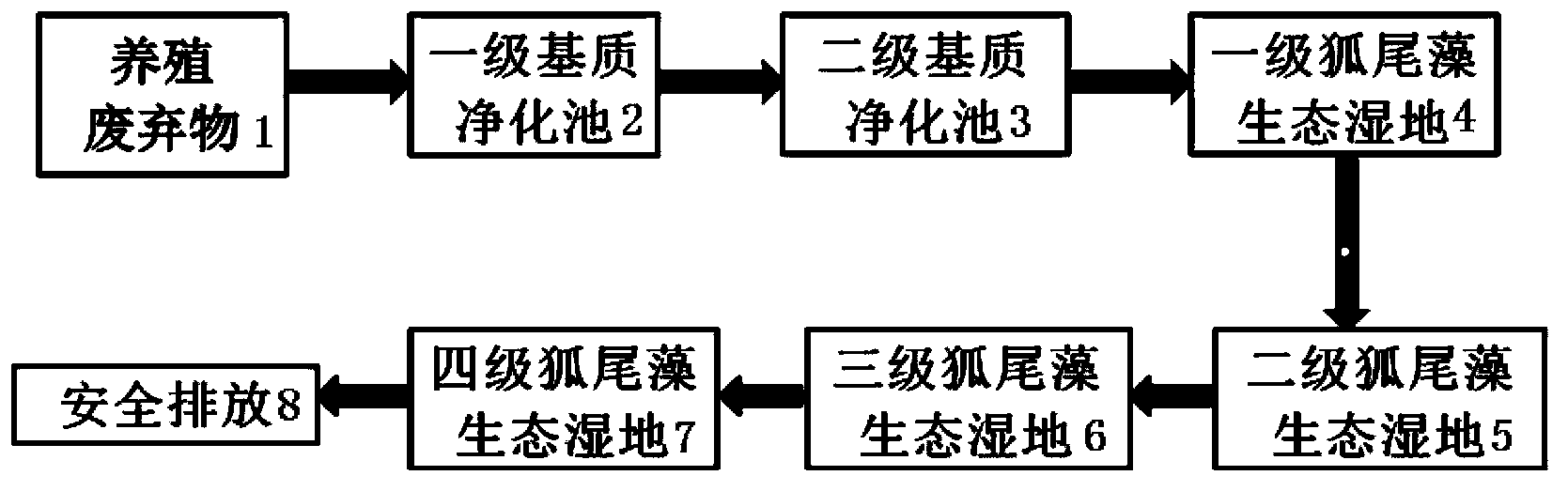 Method for treating pig farm waste pollutant