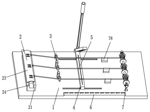 A new energy vehicle harness cable fixed-length cutting device