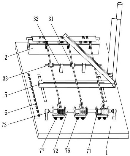 A new energy vehicle harness cable fixed-length cutting device