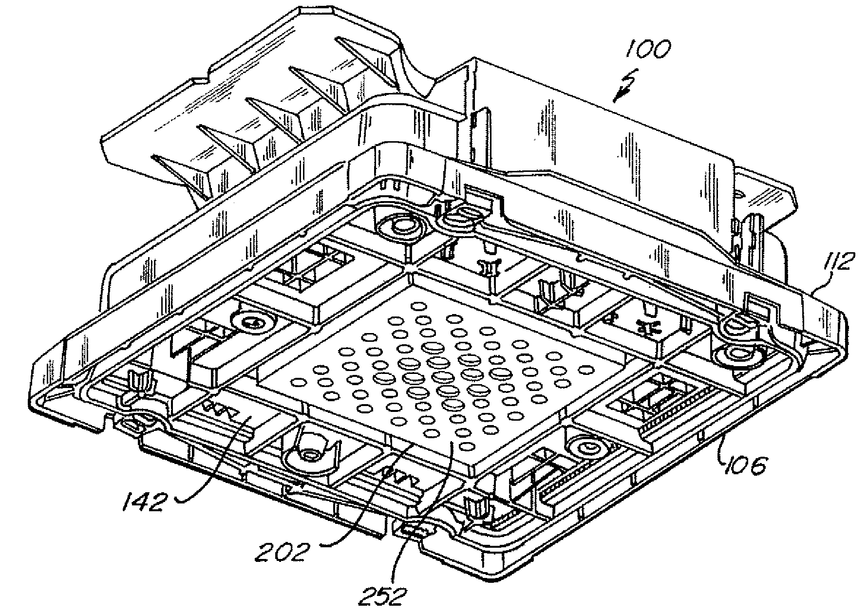 Purge system for a substrate container