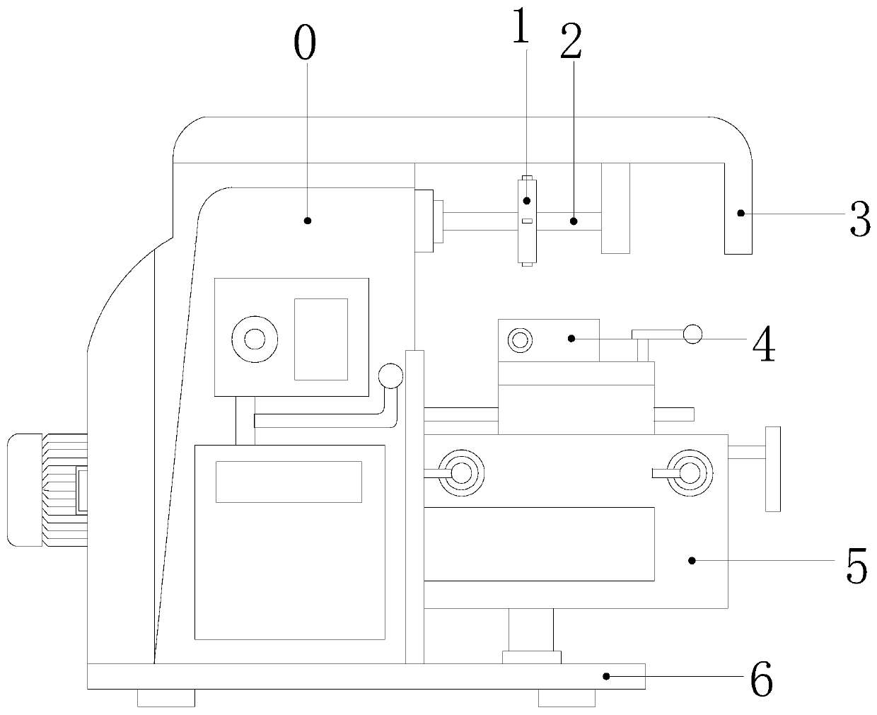 Milling machine for manufacturing precision parts with adjustable depth and angle of milling cutter