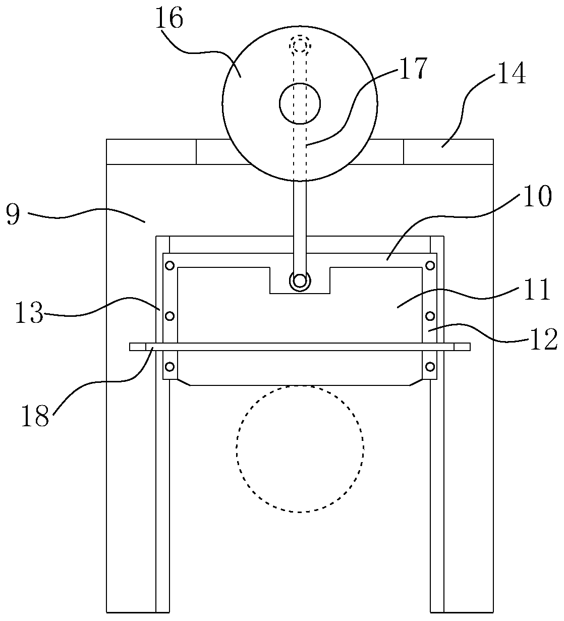 Automatic mincing type medicine cutting device