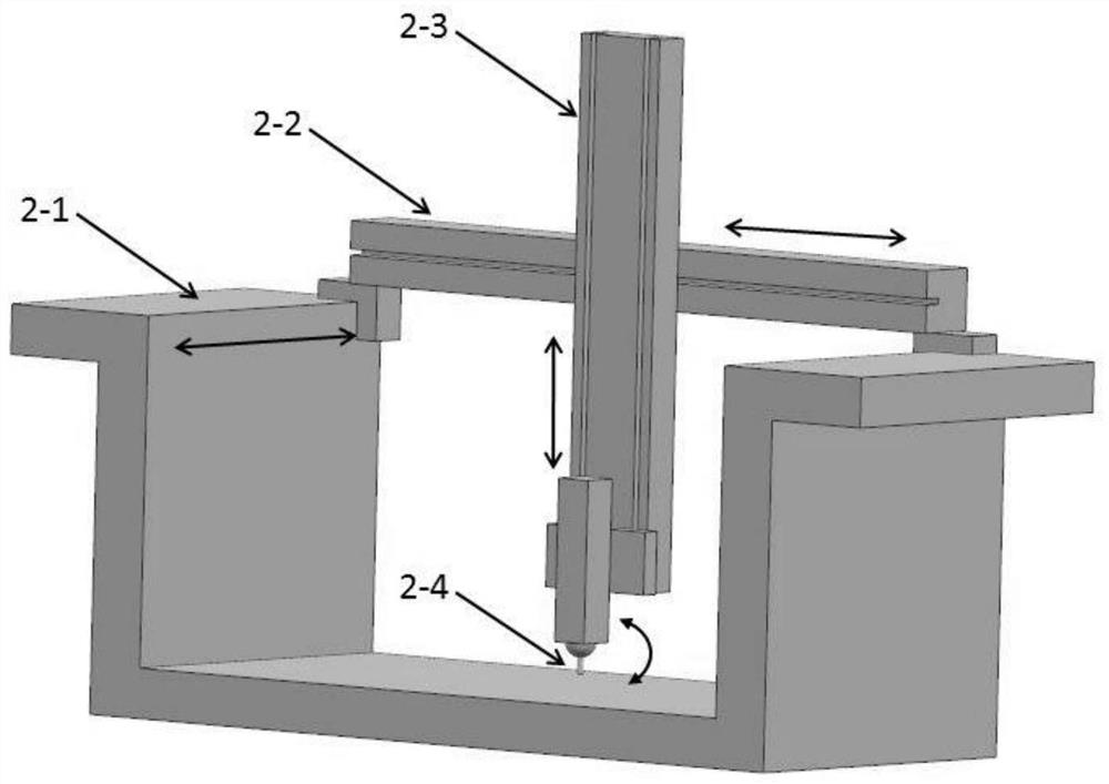 Solution bath near-field cell 3D printing forming device and forming method thereof