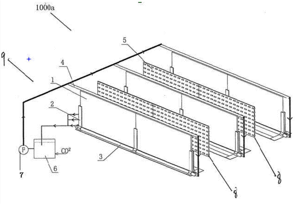 Surface growth type culture plate, culture unit and culture system and method