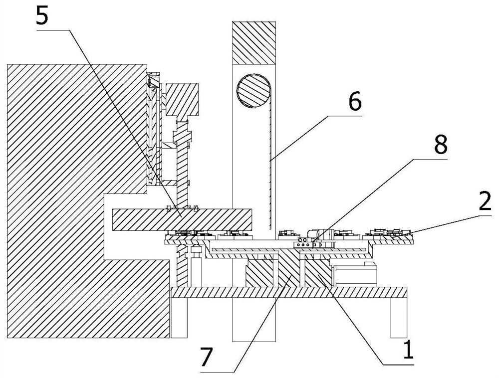 A device for grinding end face of crank connecting rod