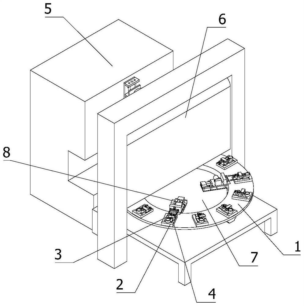 A device for grinding end face of crank connecting rod