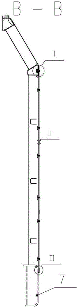 Side-wall structure of railway vehicle