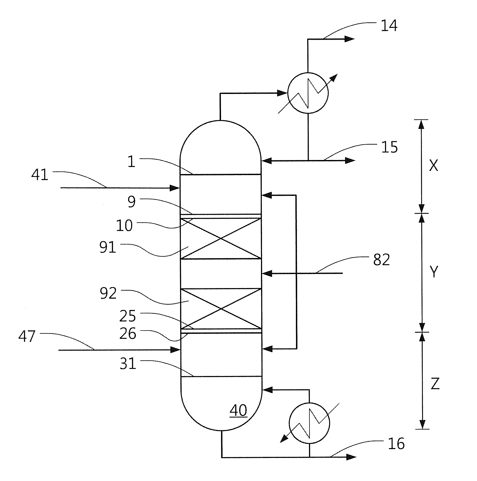 Method for coproducing isobutene and mtbe from tert-butanol mixture in a catalytic distillation column