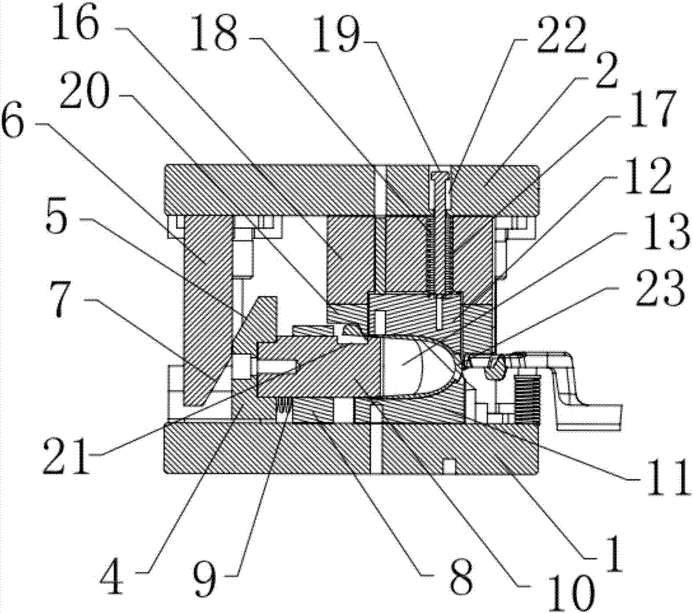 Punching die for removing bur of tubular product