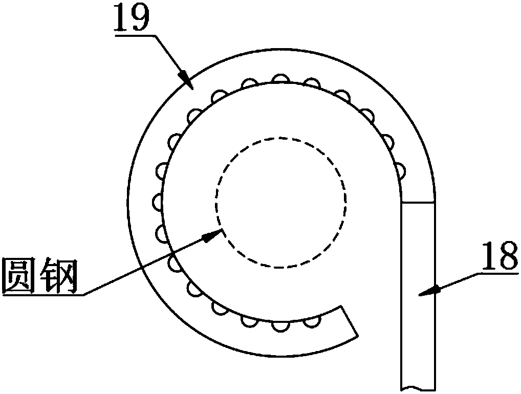 Multi-specification axle polishing device with cleaning and drying functions