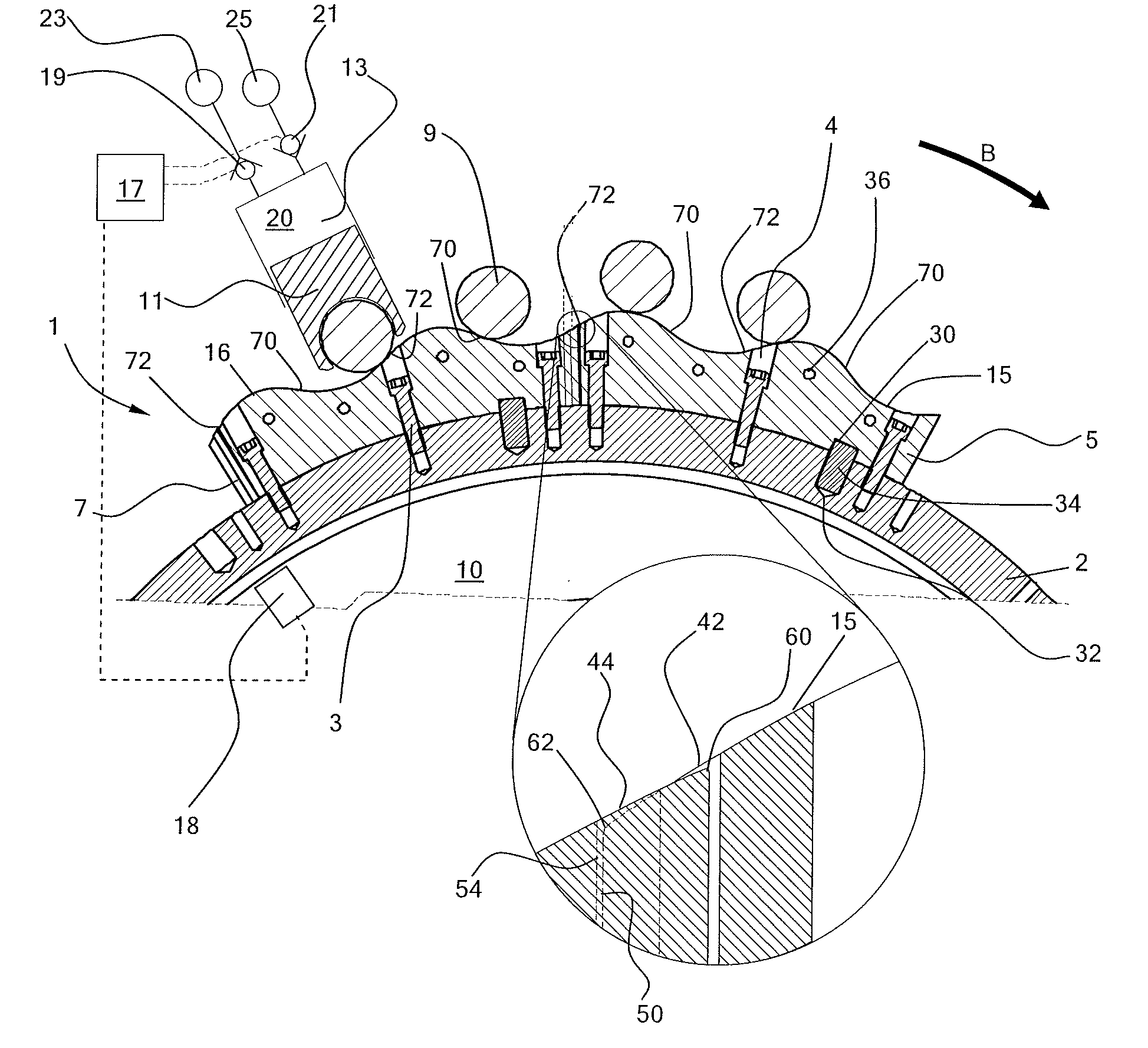 Ring cam and fluid-working machine including ring cam