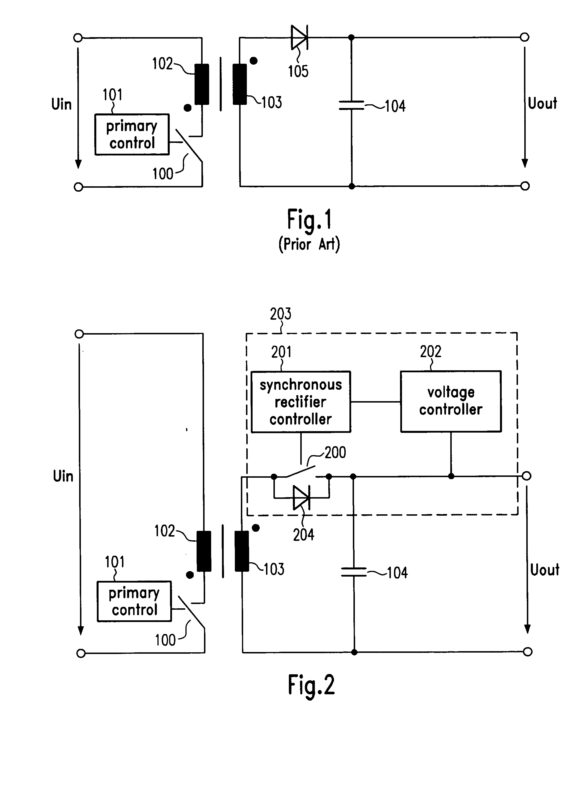 Controlled synchronous rectifier for controlling an output voltage of a switched mode power supply