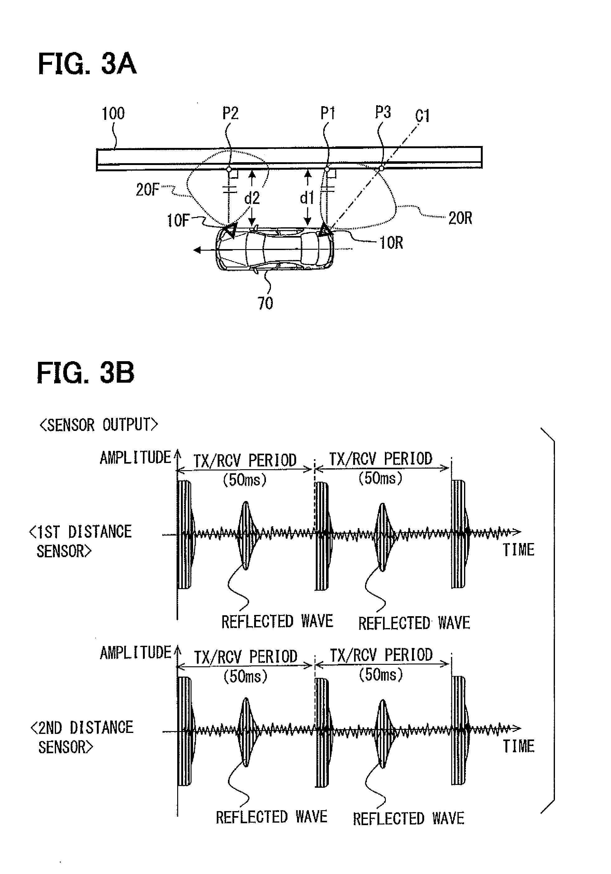 Adjacent vehicle detection device