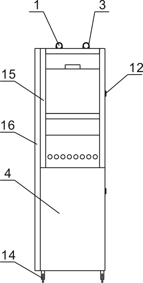 Multi-operating mode frame type portable landslide testing device for geomechanical model