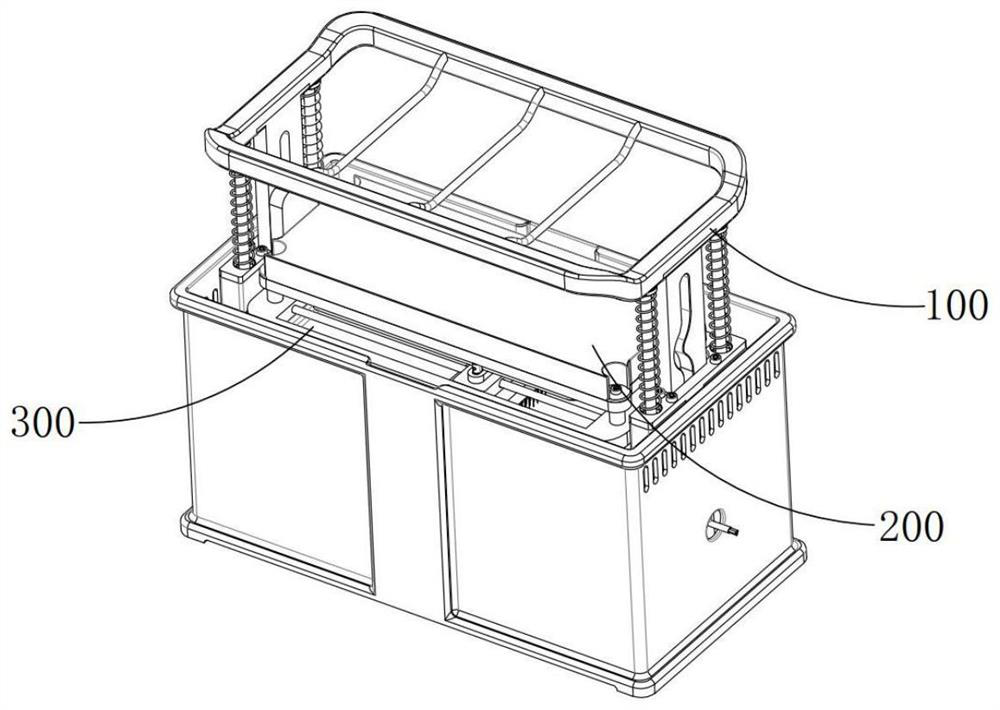 Self-cleaning cleaning equipment for shoe sole cleaning and decontamination